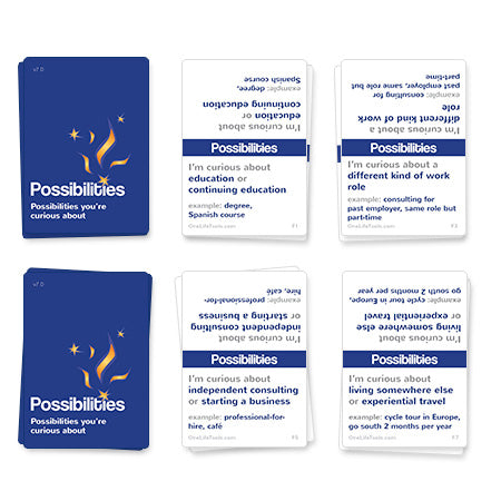Fifty plus Possibilities Cards